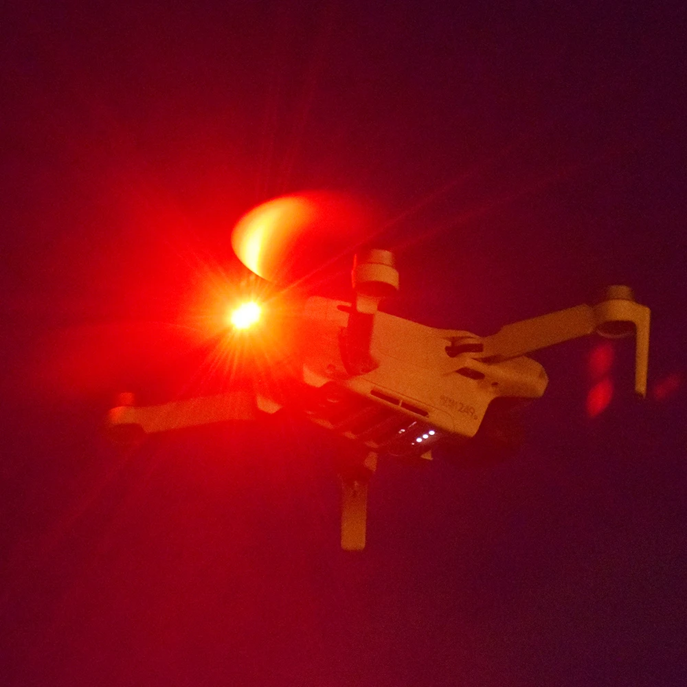 Drone Strobe Light for DJI Air 2S/Avata/Mini 2/Mini/Mini 3 Pro/FIMI Mini 3.5KM Visible Adjustable Anti-Collision Universal Light