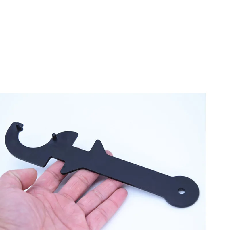 

M4 AR15 Tactical Airsoft Accessories Multi-Function Steel Delta Ring Butt Stock Tube Wrench Tool Buffer Tube Nut Flash Hider