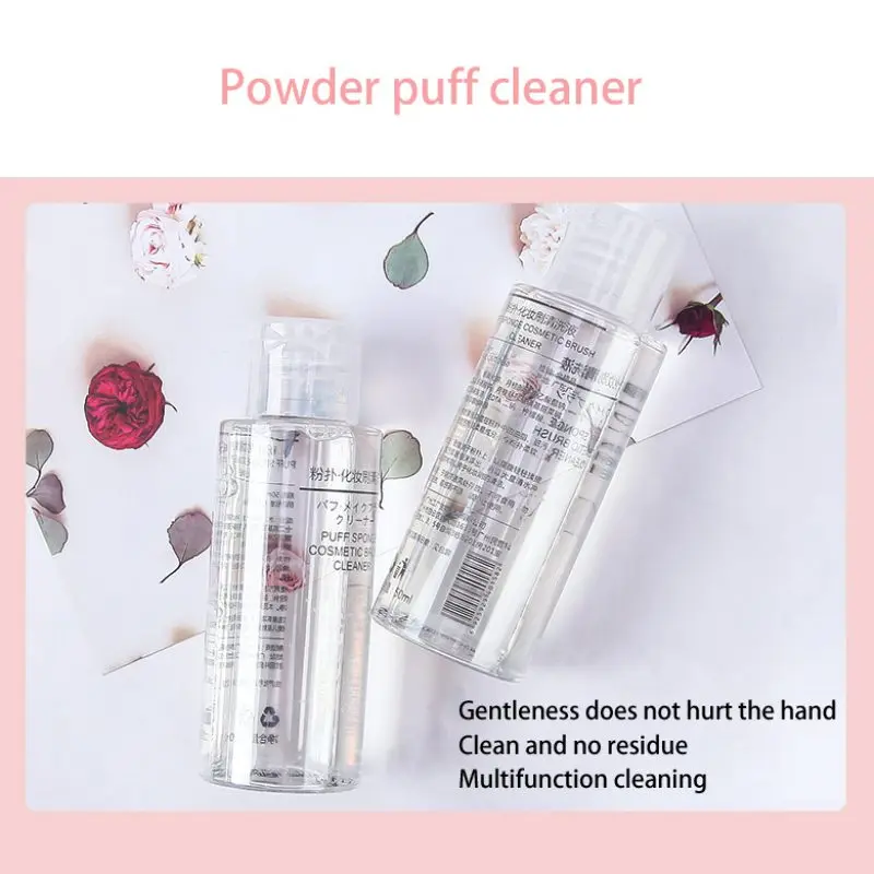 Портативная Кисть для макияжа пудра спонж чистящее средство удаляет грязь