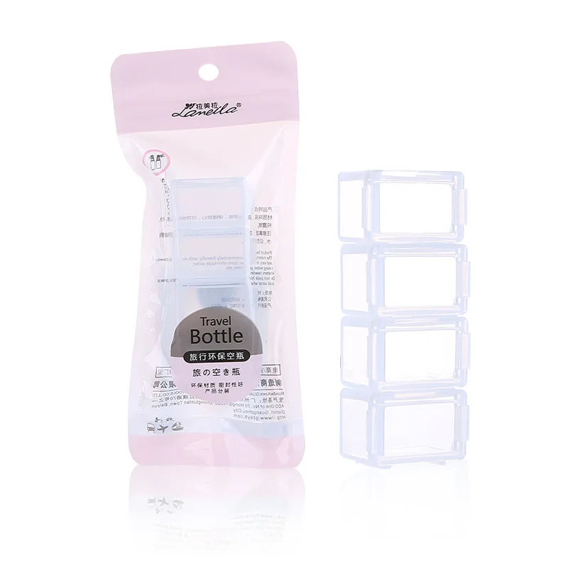 Пластиковый контейнер для хранения небольшой ювелирных изделий косметика LA1067 |