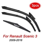 Щетки стеклоочистителя MIDOON передние и задние для Renault Scenic 3  Grand 2009-2016 2015 2014 2013 2012, 28 дюймов, 26 дюймов, 12 дюймов