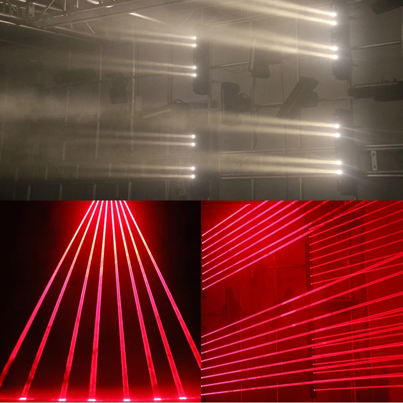 Быстро Скорость 8*3 Вт теплый белый светодиодный бар перемещение головы 500 МВт