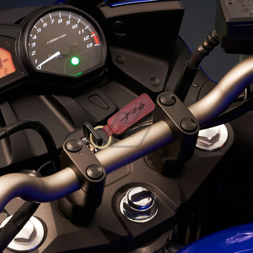 Брелок для мотоцикла Yamaha FZ6N FZ6S FZ6 Fazer из воловьей кожи|Накладки и декоративные