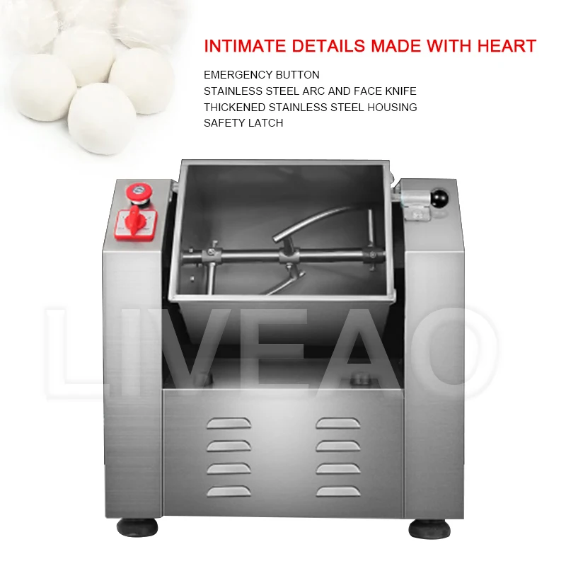 

Коммерческая тестомешалка, тестомешалка, настольный домашний аппарат для упаковки лапши Wonton, электрические миксеры для муки, для хлеба, макаронных изделий, мешалка