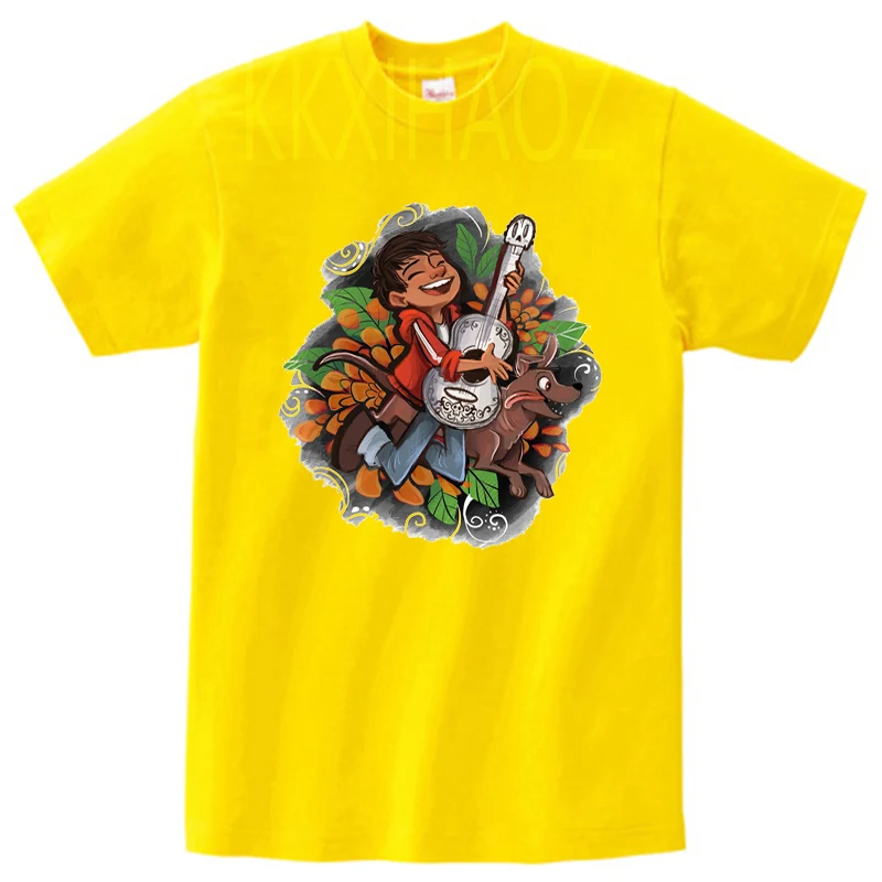 Детская футболка с принтом в виде черепа CoCo Pixar Детские хлопковые летние топы