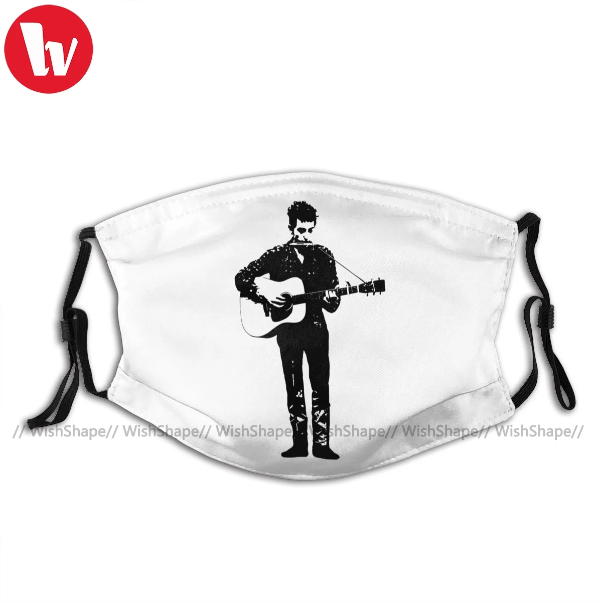 

Bob Dylan Mouth Face Mask Bob Dylan Facial Mask Kawai with Filters for Adult Pretty Mask