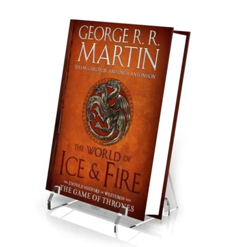 

Crystal Book Stands / Acrylic Display Stand / Retail Book Holder / Cookbook Hold H056