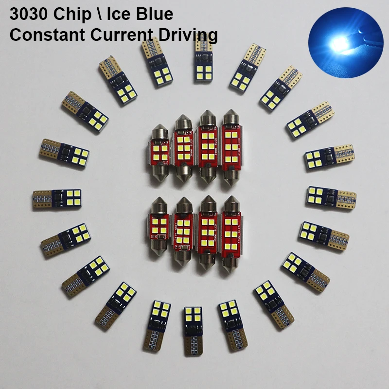 Ice blue 3030 chip ShinMan 4x светодиодный автомобильный светильник автомобиля светодиодный интерьер автомобиля светильник ing багажник для Toyota MR2 Spyder светодиодный внутренний светильник комплект 2000-2005 Автомобильный светодиодный лампы - Испускаемый цвет: Ice blue 3030 chip