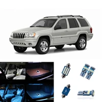 10pcs car led dome interior light bulbs canbus kit for 1999 2004 jeep grand cherokee map dome glove box trunk license plate lamp