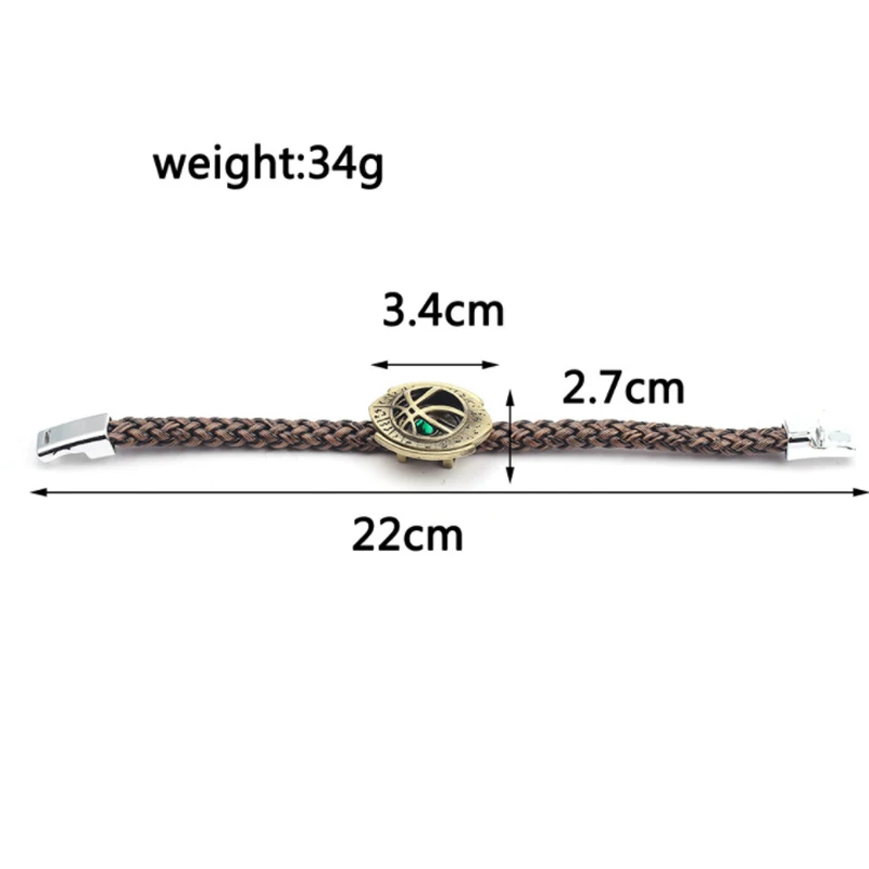 Marvel кожаный браслет Мстители Тор браслеты с молотом Железный человек танос