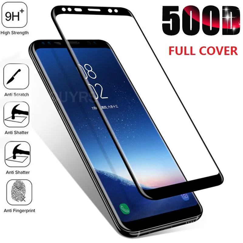 500D полностью изогнутое закаленное стекло для samsung Galaxy Note10 S9 S8 Plus Note 9 8 Защитная пленка для экрана samsung S9 S7