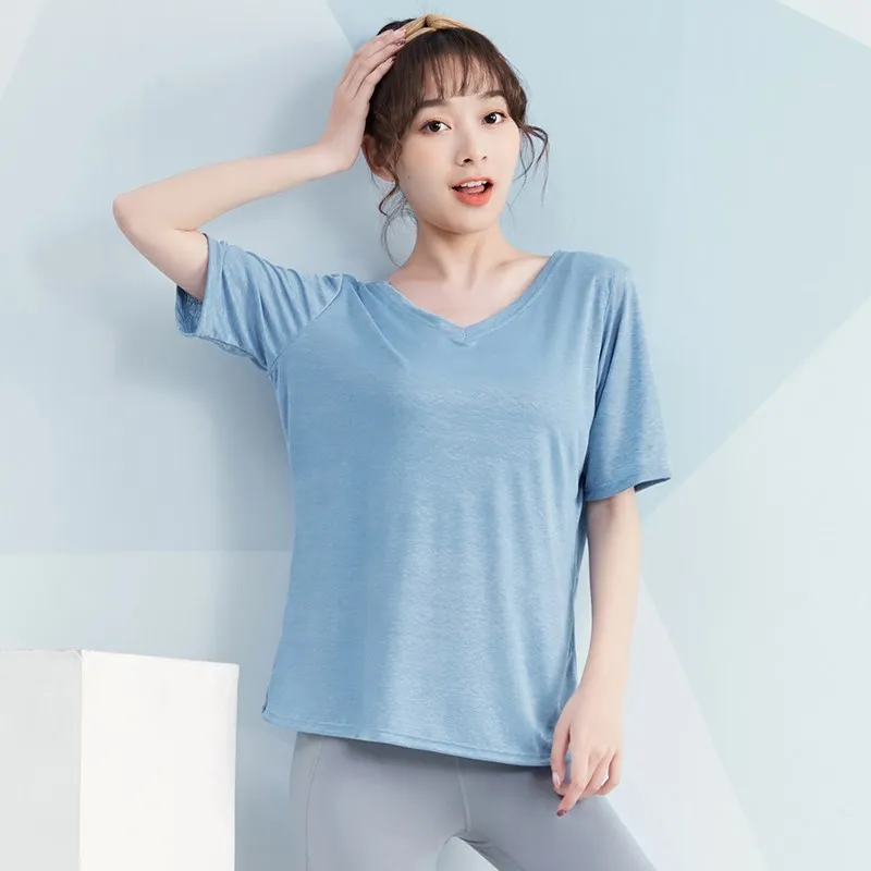 Short Sleeve Workout Tops for Women Stretchy Loost Fit Running Sports Shirts Quick Dry Mesh Breathable Yoga Gym Top Fit T-Shirt