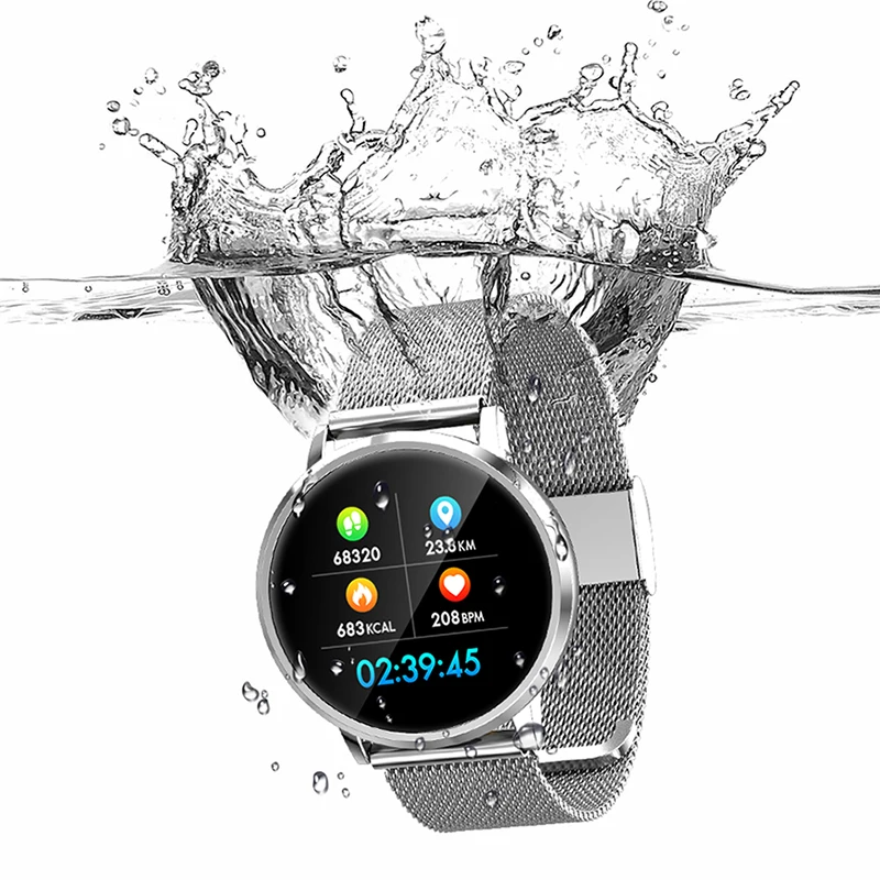 Женские спортивные Смарт-часы мужские reloj inteligente монитор сердечного ритма кровяное давление часы с шагомером и Bluetooth часы для Android iOS