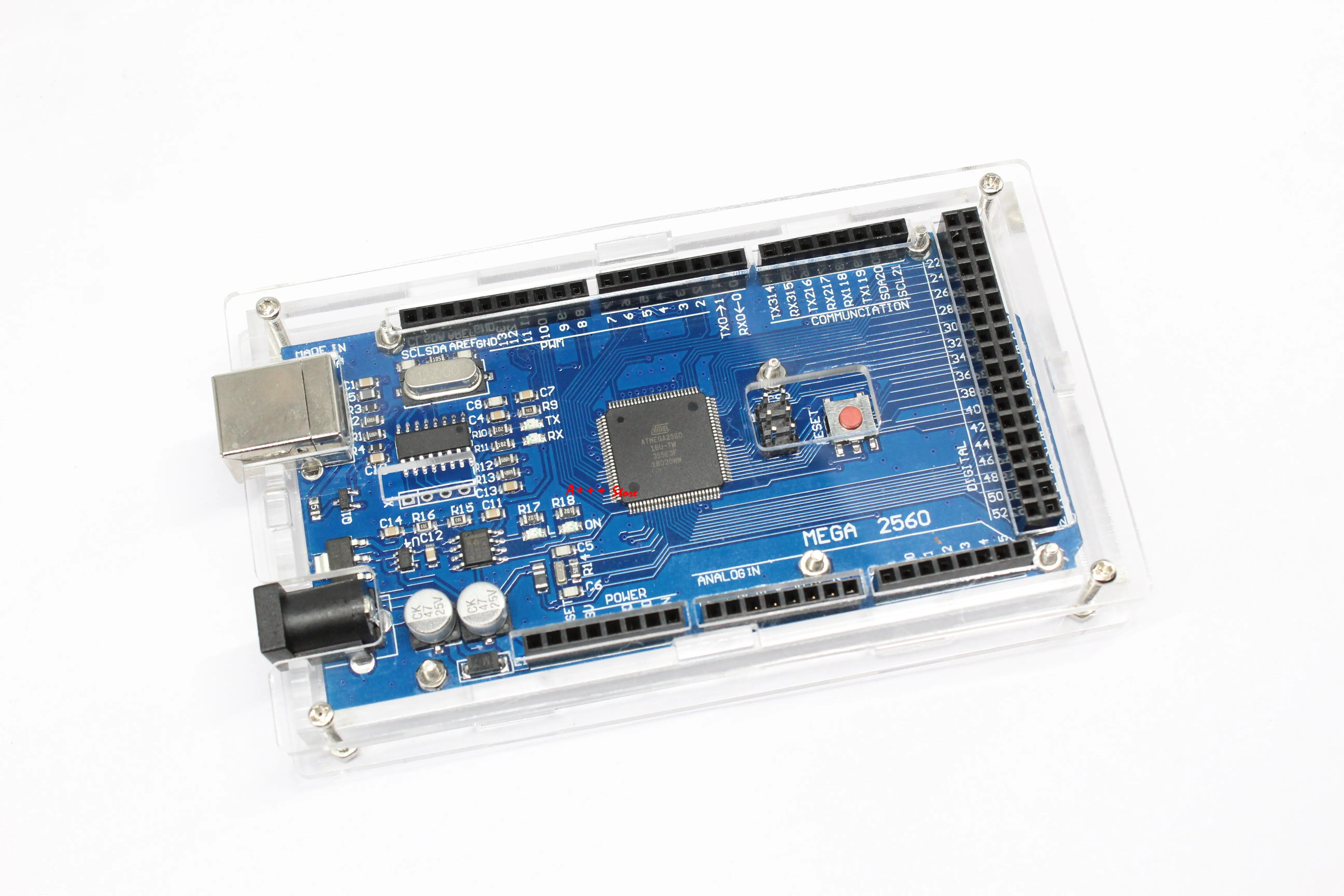 MEGA2560 R3 ATmega2560 R3 AVR USB плата+ USB кабель+ МЕГА 2560 R3 чехол для arduino MEGA 2560 R3