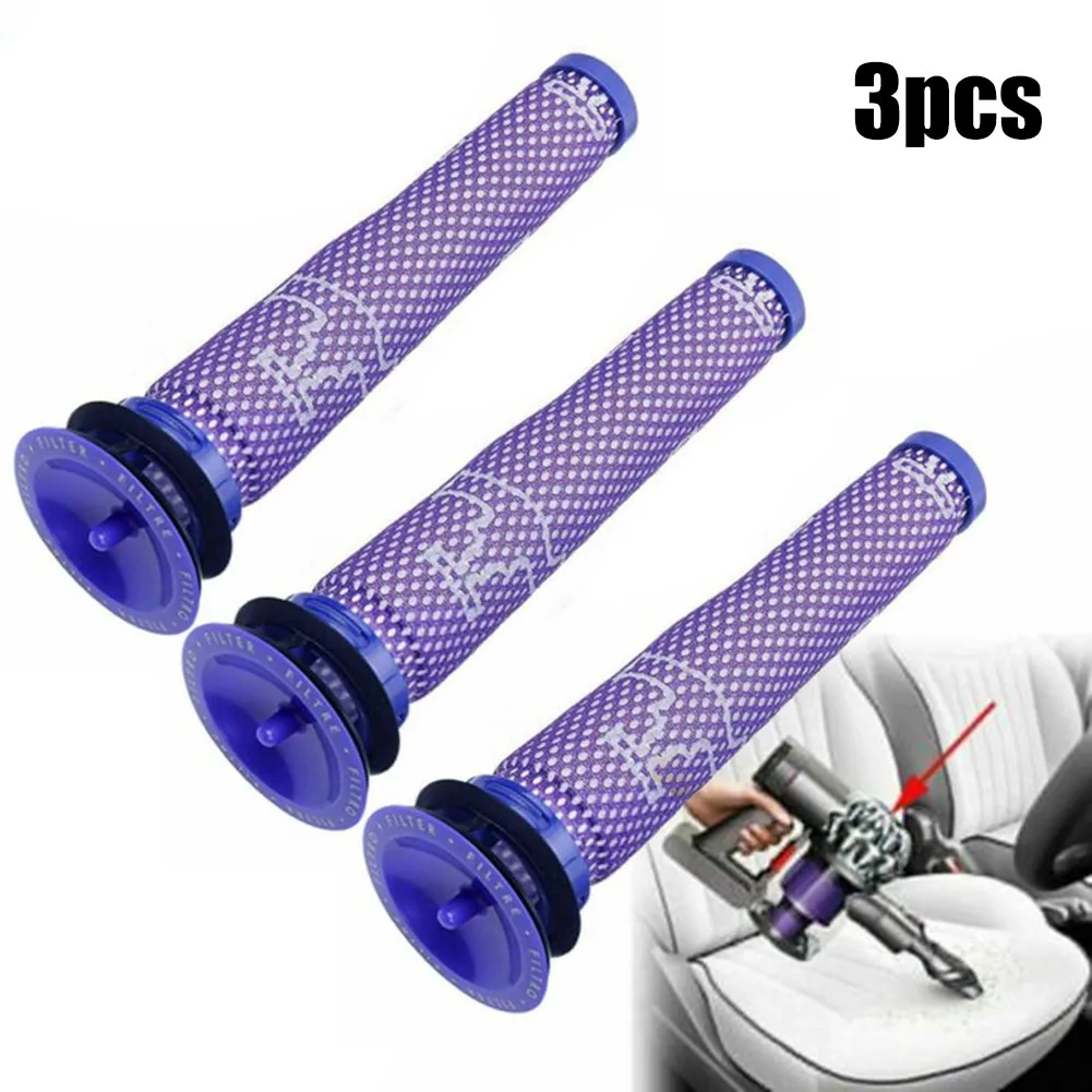 

3Pcs Pre Motor Filters Replacement Filter For Dyson V6 V7 V8 DC58 DC59 Animal Vacuum Cleaner Household Sweeper Cleaning Tool New