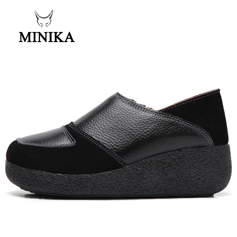 Большой размер 35 43 Новые кроссовки на платформе стройнящие тонизирующие туфли