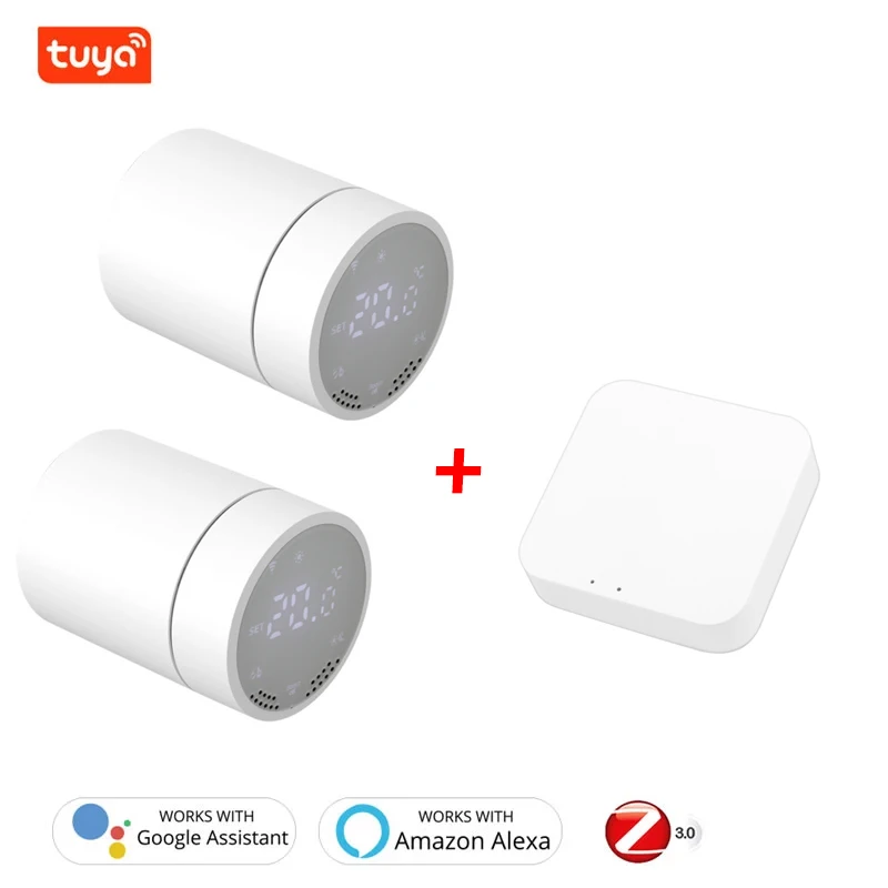 

Клапан радиатора Tuya ZigBee3.0, программируемый, с сенсорным дисплеем