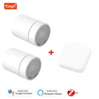 Клапан радиатора Tuya ZigBee3.0, программируемый, с сенсорным дисплеем