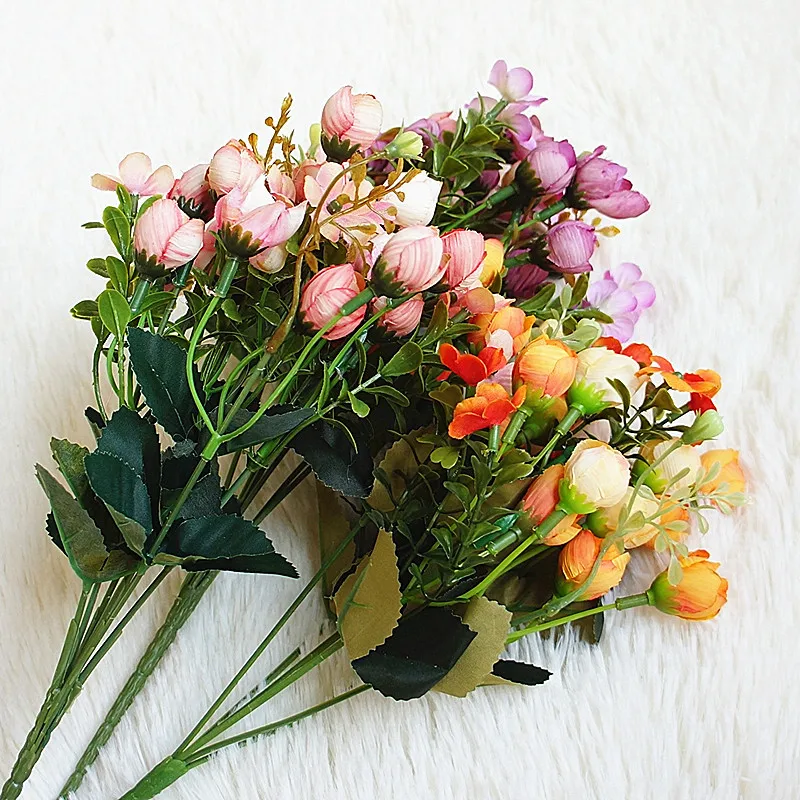 Искусственный цветок имитация цветов украшение для дома гостиной свадьбы | Дом и