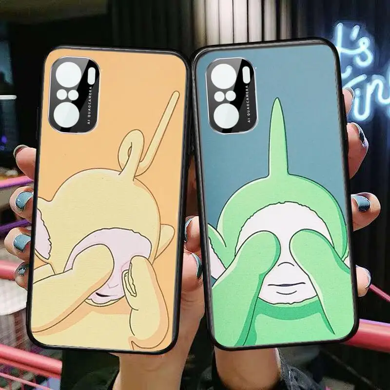 

Cartoon UK Cute Teletubbies Phone Case For xiaomi redmi POCO F1 F2 F3 X3 Pro M3 9C 10T Lite NFC Black Cover Silicone Back Prett
