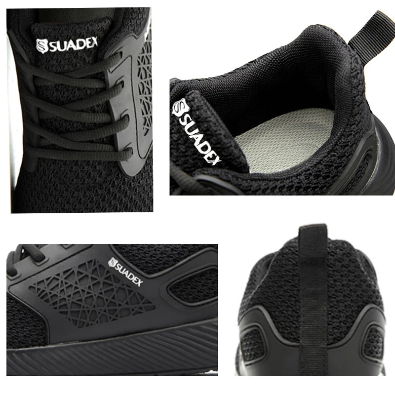 Мужские защитные рабочие ботинки Jackshibo мужские осенние строительные со стальным