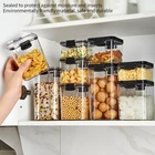 Пластиковые контейнеры для хранения с зернистой оболочкой для холодильника зерновых цветов, герметичные