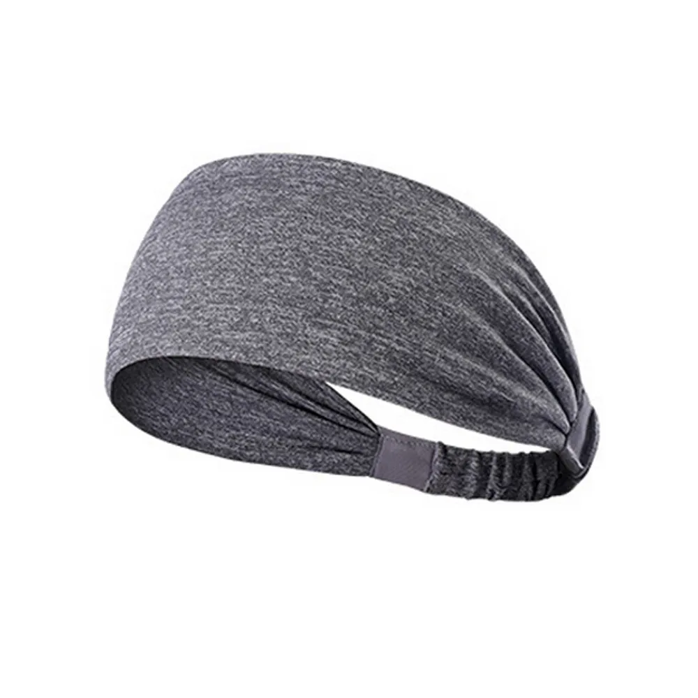 

Women Sport Yoga Cotton Knotted Turban Head Warp Hair Band Wide Elastic Headband Diademas Para El Pelo Mujer Fashion