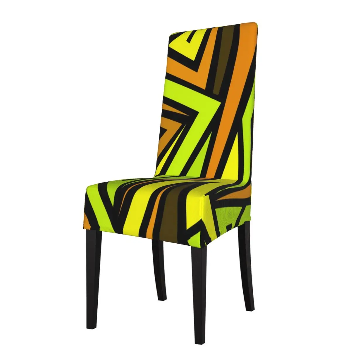 Новинка чехлы на стулья Декоративные Чехлы из полиэстера для столовой съемные