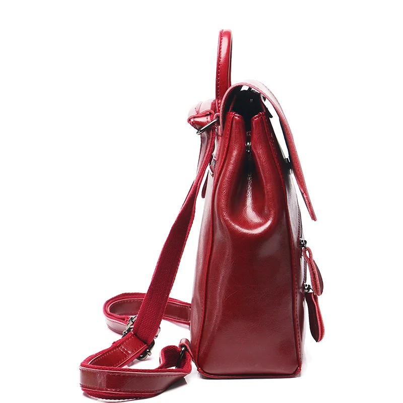 DIENQI винтажный милый женский рюкзак из натуральной кожи дорожные женские рюкзаки