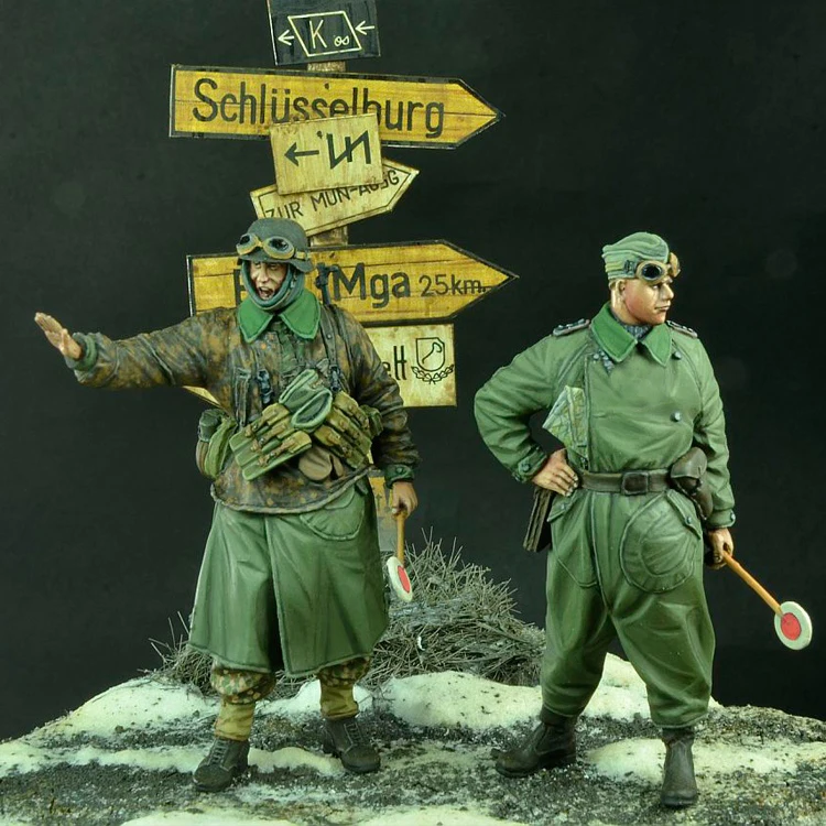 1/35 Набор для моделирования из смолы фигурка солдатика стоящая охрана|Наборы