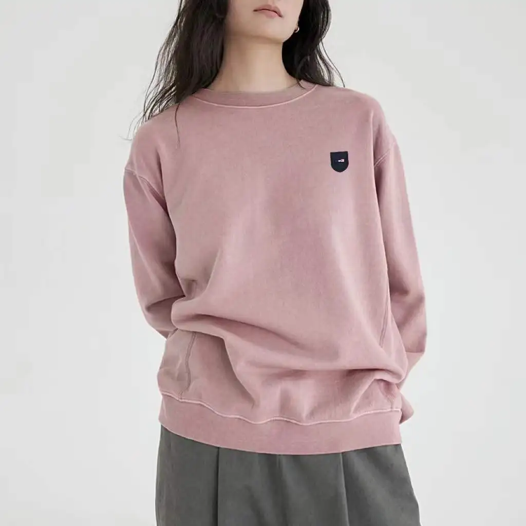 

Женские винтажные свободные пуловеры с круглым вырезом и длинным рукавом