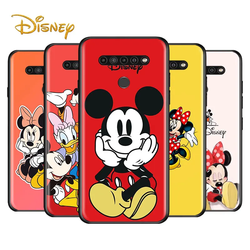 Маленький Микки Disney для LG G8 G8S G8X V30 V35 V40 V50 V60 ThinQ Q60 K40 K50 K51 K61 K71 K92 K62 мягкий черный