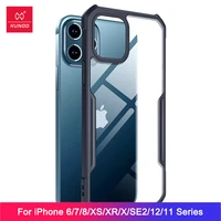 phone case for iphone 11 12 pro max se2 xsmax xr xs x 8 7 6 plus cases xundd back transprent airbag shockproof protective shell