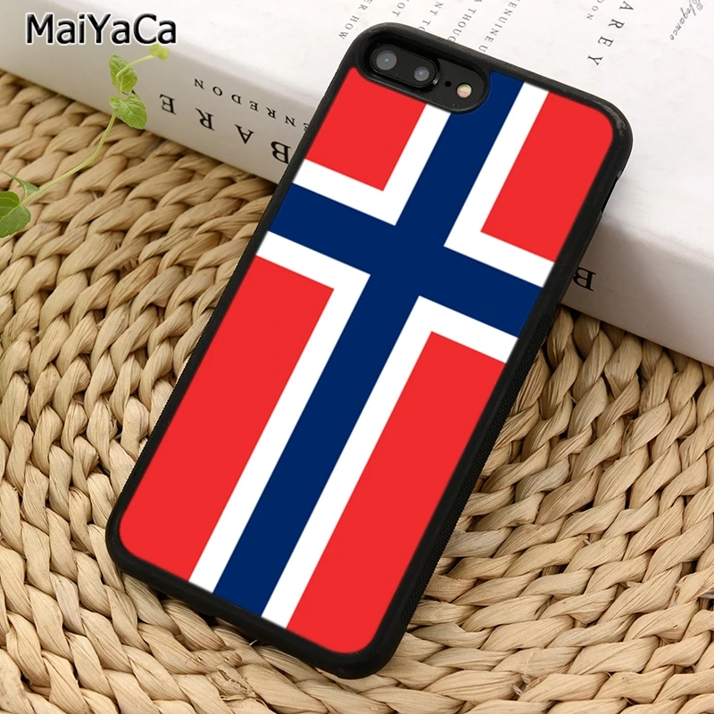 MaiYaCa флаг Норвегии konгериket Norge чехол для телефона iPhone X XR XS 11 12 Pro MAX 5 6 7 8 Plus Samsung Galaxy S7