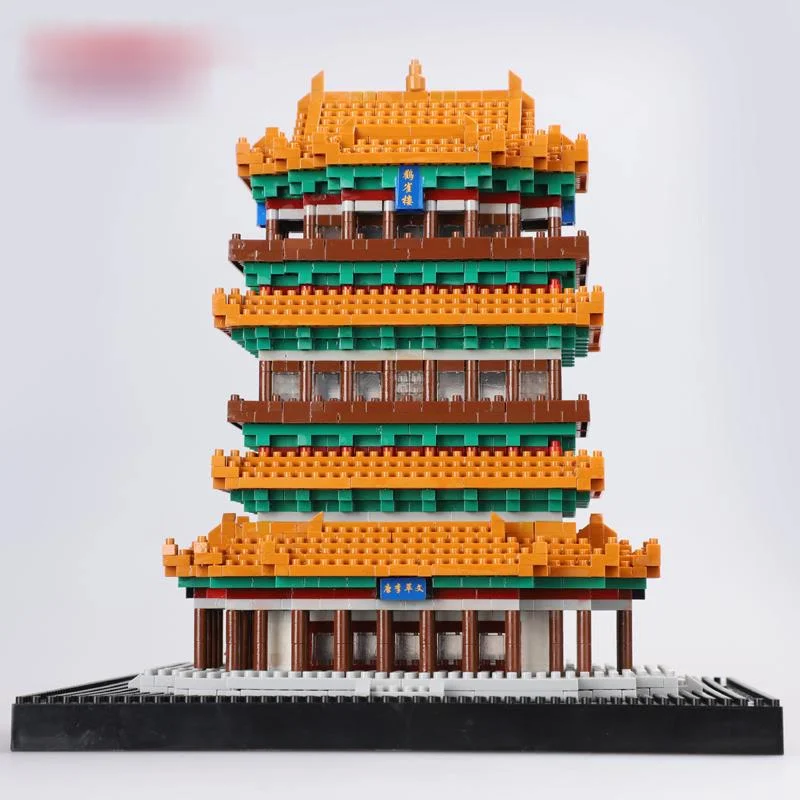 Архитектура Алмазный конструктор игрушечный здание съезда Эйфелева башня Белый