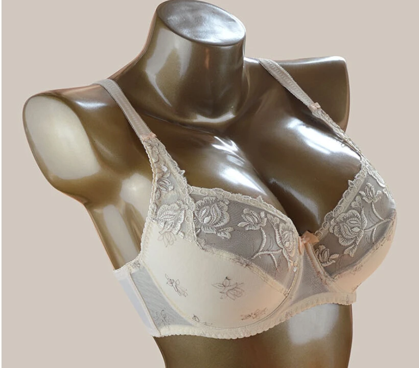 Женские кружевные бюстгальтеры с вышивкой размеры 75D-90D 75C-90C | Женская одежда