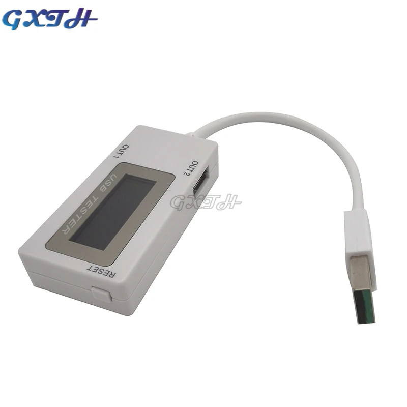 Двойной USB тестер напряжения тока Амперметр для зарядки Тестер монитор порты