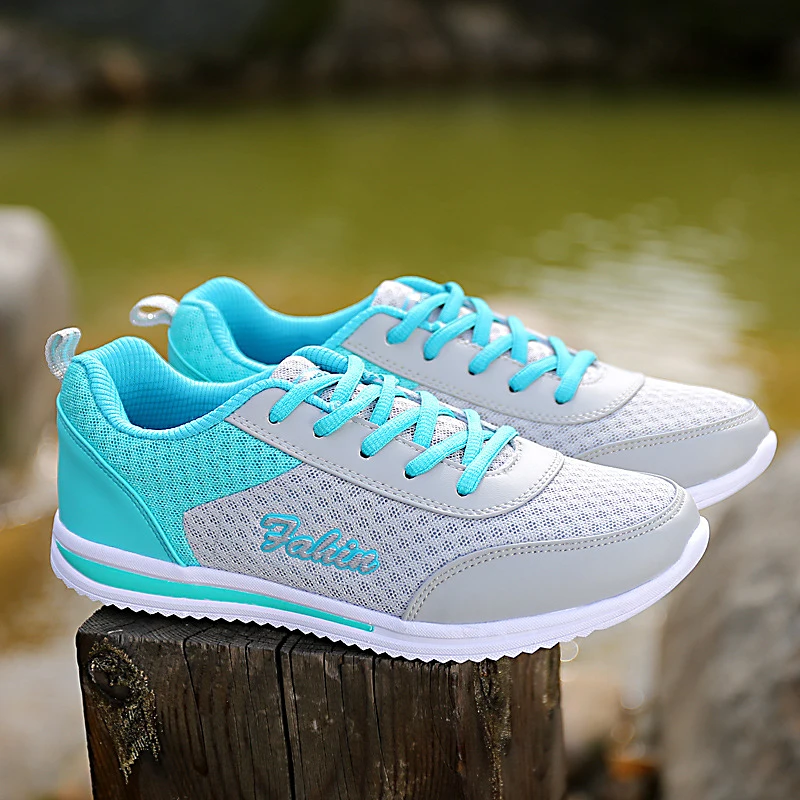 

Breathable Shoes Women Sneakers Pink Vulcanized Shoes Women Trainers Mesh Casual Shoes Slip On Tenis Feminino Zapatos Mujer