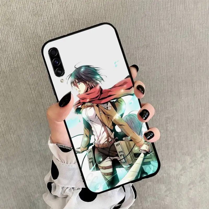 

Attack on Titan Japanese Anime Phone Case For Samsung Galaxy A 3 6 7 8 10 20 30 40 50 70 71 10S 20S 30S 50S PLUS