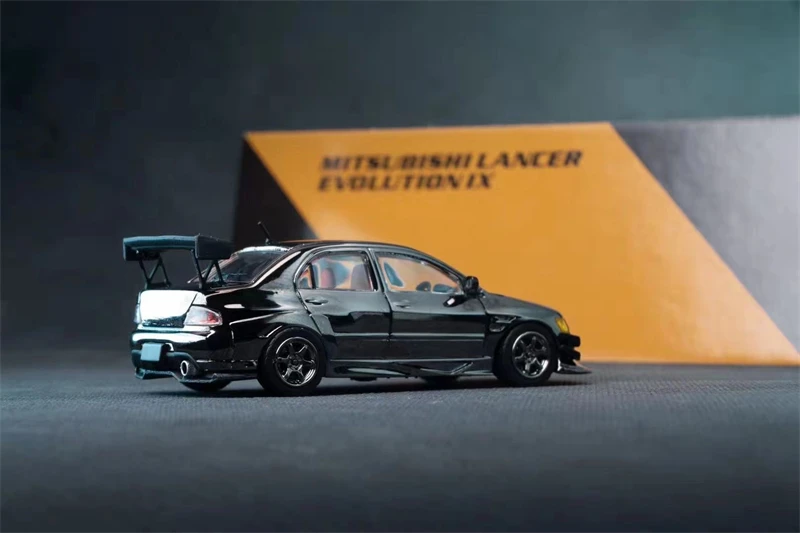 CM модель 1:64 Mitsubishi Lancer Evolution EVO IX Voltex Black Chorme литая автомобиля|Наземный транспорт| |