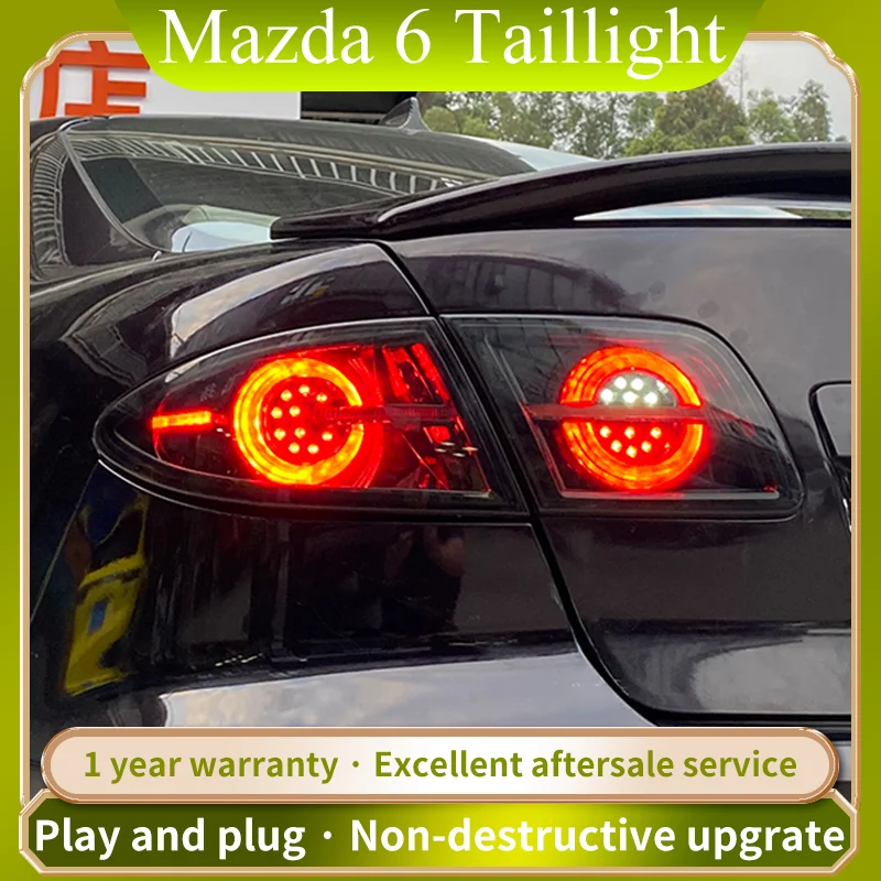 

For Mazda 6 Atenza 2003-2015 Taillights LED Rear Lamp Back Parking light Reverse Lights Car Lights