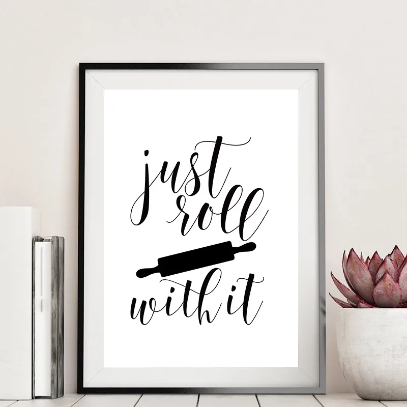 Постеры и принты с забавными цитатами современная кухонная утварь настенная