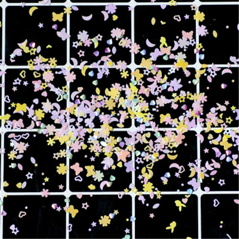 12 видов блесток наполнитель для прозрачных/пушистых слизи коробка игрушки детей