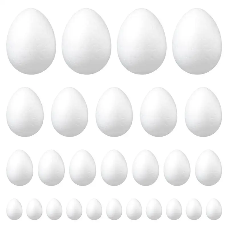 Искусственные яйца из пенопласта для рукоделия материалы игрушки детей картина