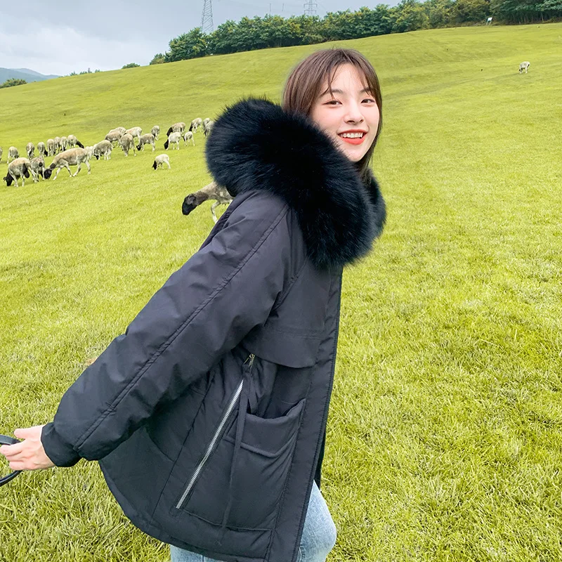 Winter Coat Women  Jacket Women's Short Winter Thickened 2021 New Fashion Hooded Jacket