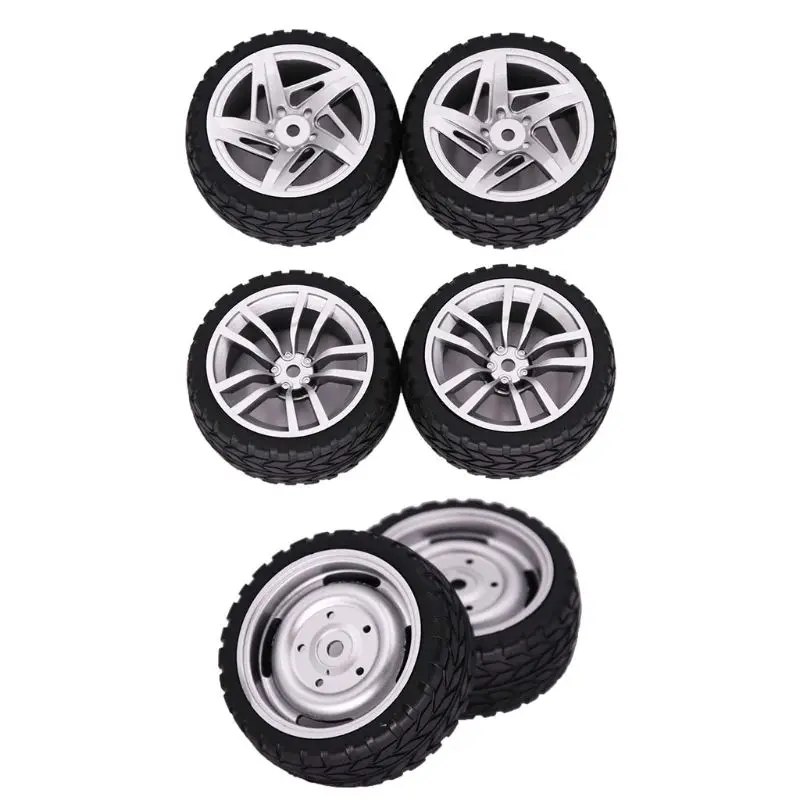 2 шт./лот Резина RC 1/10 багги колеса диски и шины набор 1:10 гусеничные автомобильные