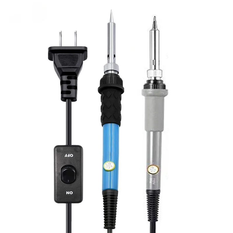 Паяльник Электрический с регулируемой температурой 60 Вт 110 В/220 В | Инструменты