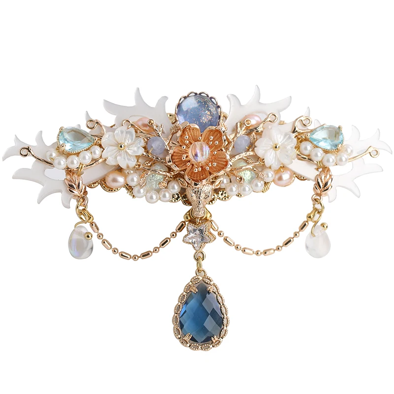 Hanfu аксессуары Классическая Ручная работа шпилька для волос Корона дикий древний