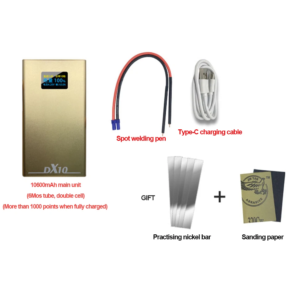 

Ручной фотоаппарат для точечной сварки DX10, сенсорная ручка для сварки, литиевая батарея типа C, зарядка для точечной ручки 18650 8awg