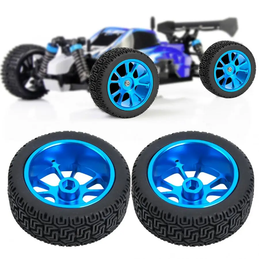 RC Запчасти 7 формы протектора шины RC шины для колес с синим металлические диски для поглащающей нагрузкой, A959 A979 A969 1/18 модель игрушечная машинка с ДУ аксессуар